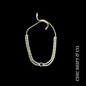 Baublebar | Initial “C” Slider Bracelet | NWOT | Gold Finish